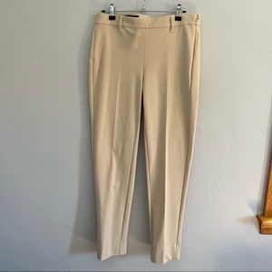 NWT cotton stretch tan Brooks Brothers cropped pants size 4